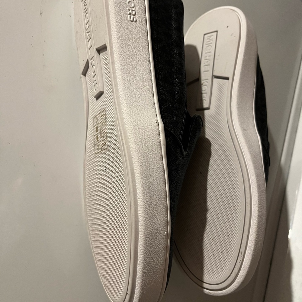 Michael Kors Black Slip-On Men's Shoes - Picture 2 of 3